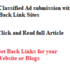 Free Classified Website | Classified Advertisement Format | free classified website list without registration